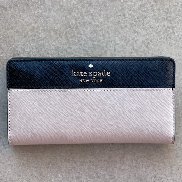 NWT Kate Spade Staci Colorblock Slim Bifold Wallet - Picture 4 of 10